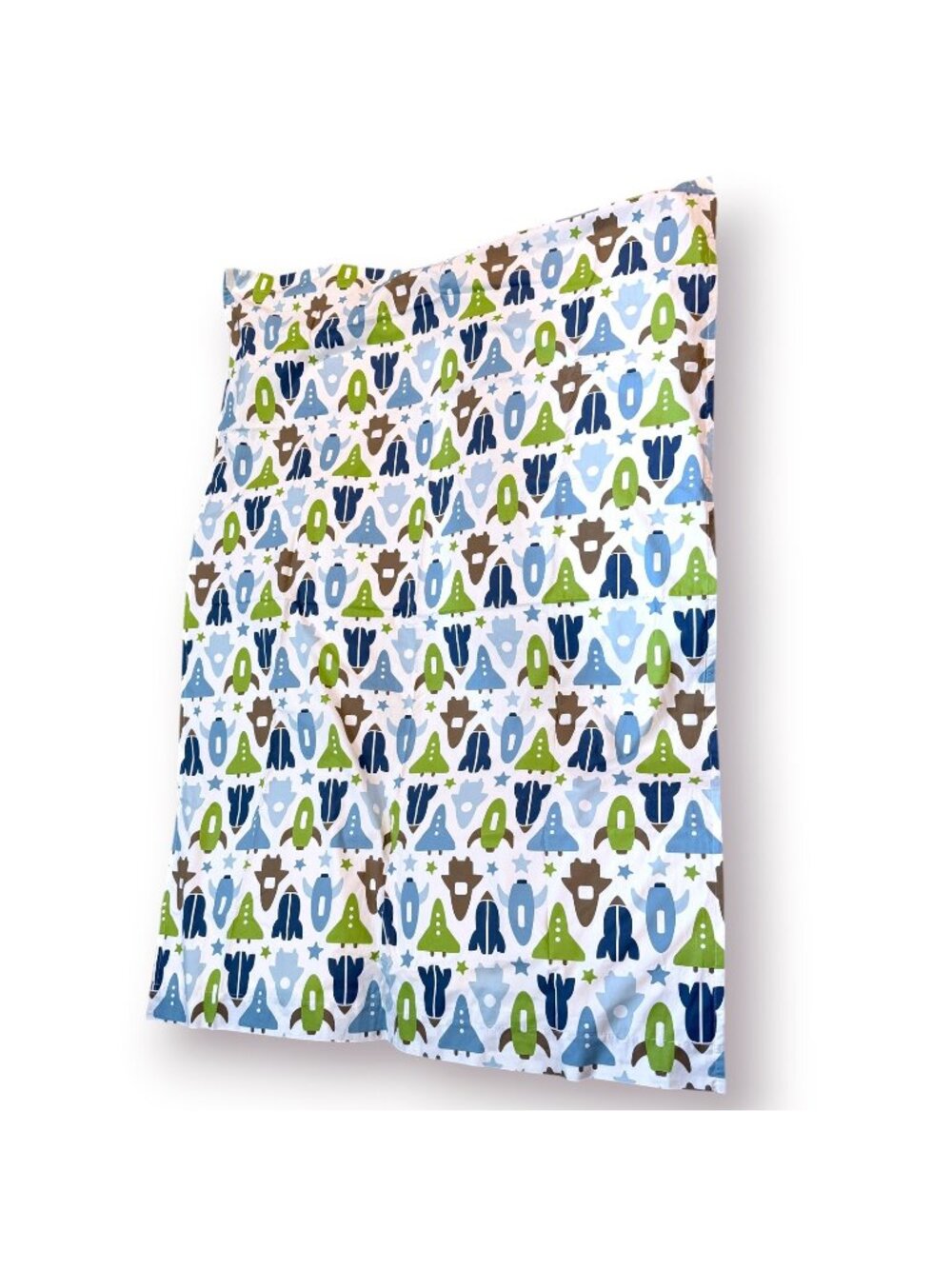 Dwellstudio Rocket Outer Space Kids Window Curtain Panel